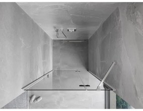 Mexen Mist-H, 1-krídlové sprchové dvere pravé 95 cm, číre sklo, chrómový profil, 8A5-095-000-01-00-P