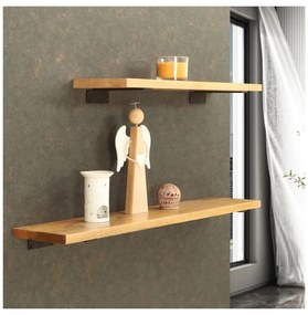 Polica na stenu s konzolou Lisa 50 cm MANGO