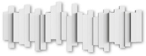 Biely plastový nástenný vešiak Sticks - Umbra