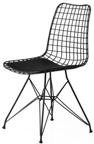 Sada 2 ks jídelních židlí Tivoli černá