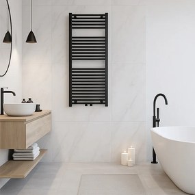 BPS-koupelny Kúpeľňový radiátor CORSO BL 4 50x120 cm, čierny