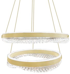 Závesné LED svietidlo Preciosa, 2x LED 85w, 4000k, g