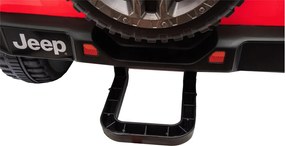 LEAN CARS Batéria pre vozidlá Jeep Rubicon 4x4 DK-JWR556 4x200W 24V červená