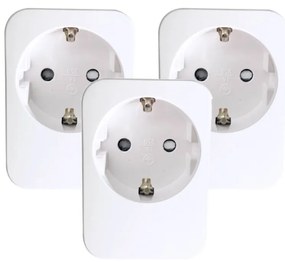 Immax NEO 07761C - SADA 3x chytrá zásuvka NEO LITE 3680W/230V/16A Wi-Fi Tuya SCH
