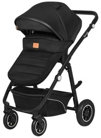 Lionelo - Kombinovaný kočík 3 v 1 BIANKA Čierny Onyx