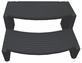 Hanscraft Schody k vírivke Life Spa - čierne