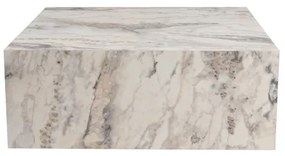 Konferenčný stolík PRIZMA 35x90 cm, mramorový dekor