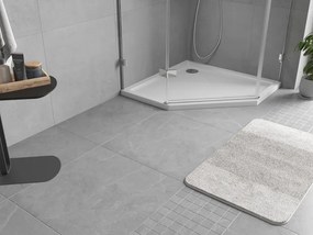 Mexen Flow Slim, päťuholníková sprchová vanička 80 x 80 cm, biela lesklá, 46P108080