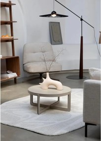 Béžový okrúhly konferenčný stolík ø 68 cm Centre – Zuiver