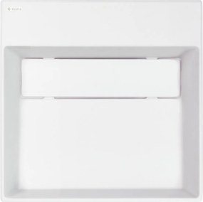 Deante Umývadlo na dosku Correo 40x40 cm - CQR AU4M, granit, alabaster