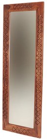 Zrkadlo Mira 60x170 indický masív palisander Natural