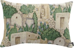 Karin - jednoduchá obliečka, 60x40cm farba produktu béžová látka zapletaná, vzorované