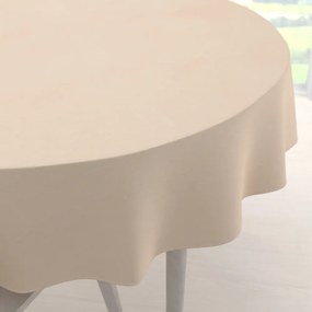Biante Teflónový okrúhly obrus TF-109 Svetlo krémový Ø 70 cm