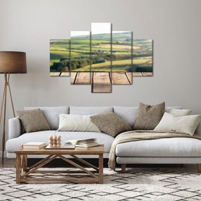 Obraz - Výhľad na krajinu (150x105 cm)
