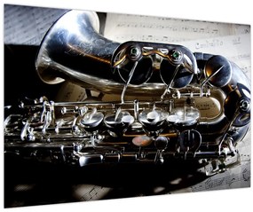 Obraz - Saxofón (90x60 cm)