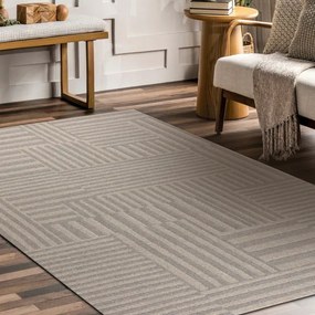 Koberec TEXTURA 488.10.LA111 Osta sivý / béžový