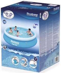 Bestway Fast Set Nafukovací bazén, okrúhly 366x76 cm 57273