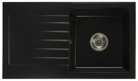 Kuchynský drez Lemmion (čierna) (bez otvoru pre batériu) (L). Vlastná spoľahlivá doprava až k Vám domov. 1065944