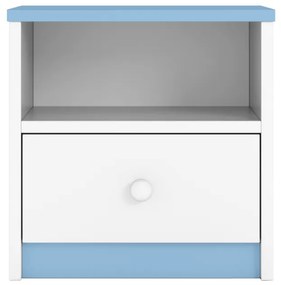 Detský nočný stolík Babydreams 40 cm modrý