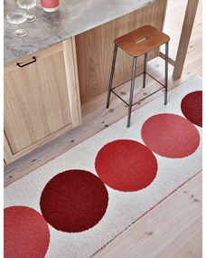 Červeno-krémový vnútorný a vonkajší behúň 70x280 cm Otto Berry – Pappelina