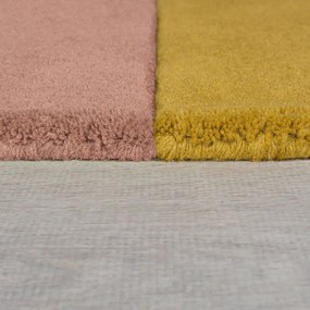 Modrý ručne tkaný vlnený koberec 150x240 cm Lozenge Bright Multi – Flair Rugs