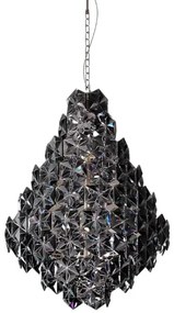 ByRydens 4200940-6513 - Luster na reťazi MONARQUE GRANDE 11xE14/5W/230V čierna