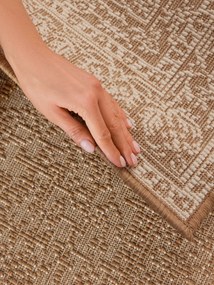 Behúň Duet Kona 106250 Beige/White - na von aj na doma, 80x250, béžová, chodba / predsieň, NORTHRUGS
