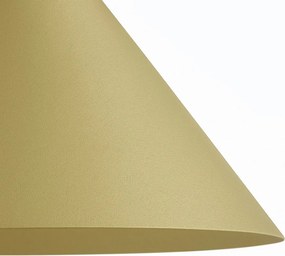 Nástenné svietidlo Capital, 1x zlaté kovové tienidlo, (fi 21cm), g