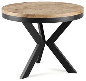 OKRÚHLY ROZKLADACÍ STÔL PIERRE 100 + 38 cm