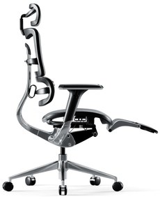 Kancelárska ergonomická stolička Diablo V-Master, čierno-šedá