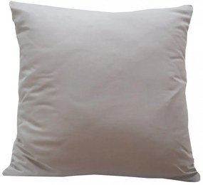 Jednofarebná obliečka v sivej  farbe 45x45 cm