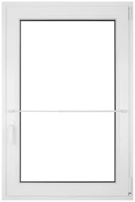 Dekodum Kovová Mini záclonová tyč teleskopická / Vitrážka 75-125 cm Biela