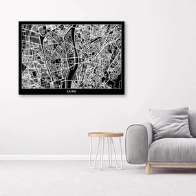 Gario Obraz na plátne Plán mesta Káhira Rozmery: 60 x 40 cm