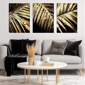 Zlatý dotyk na plátne Secret of the Nature 120x60 cm