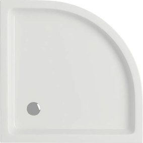 Cersanit TAKO sprchová vanička 90x90x4 cm, štvrťkruhová, biela, S204-002