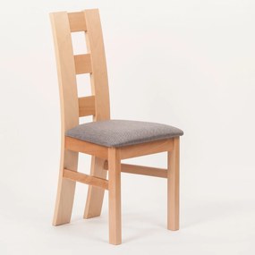 Stima jedálenská stolička VICTOR Vyberte odtieň ->: Buk, Vyberte látku ->: BOSS grigio 15