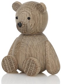 Lucie Kaas Drevená figúrka Teddy Bear Oak Small