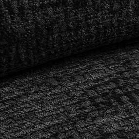 Čierna rozkladacia/s úložným priestorom pohovka 238 cm Kalena – Makamii