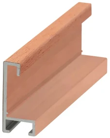 DANTIK rám na obraz 60x80 | ALU Dýha třešeň (Plexi Čiré)