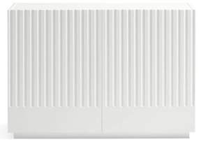 Biela nízka komoda 100x70 cm Doric – Teulat