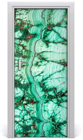 Samolepiace fototapety na dvere malachitová textúry 75x205 cm