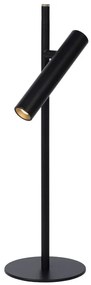 Lucide 79581/05/30 PHILON - Stolná lampa - priemer 13 cm - LED stmievatelná - 1x4,5W 3000K - čierna
