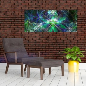 Obraz - Abstraktné geometrické tvary (120x50 cm)