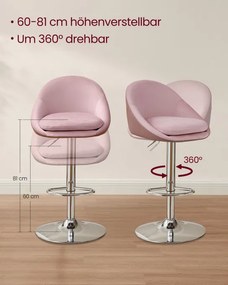 Set dvoch barových stoličiek LJB110R01