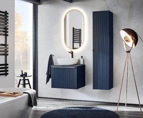 Comad Závesné zrkadlo s LED osvetlením Apollo 50x90 cm, zlatá