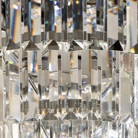 Brilagi - LED krištáľové stropné svietidlo MOZART 5xE14/40W/230V lesklý chróm