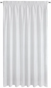 ZÁCLONA NA PÁSKE REBECCA 400X250 CM BIELA