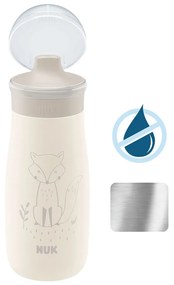 Detská fľaša NUK Mini-Me Sip nerez 300 ml (9+ m.) beige