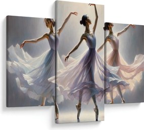 Obraz - Tri baletky (90x60 cm)