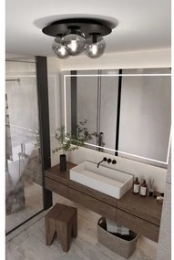Stropné svietidlo SOLAR 3xE14/10W/230V čierna/šedá